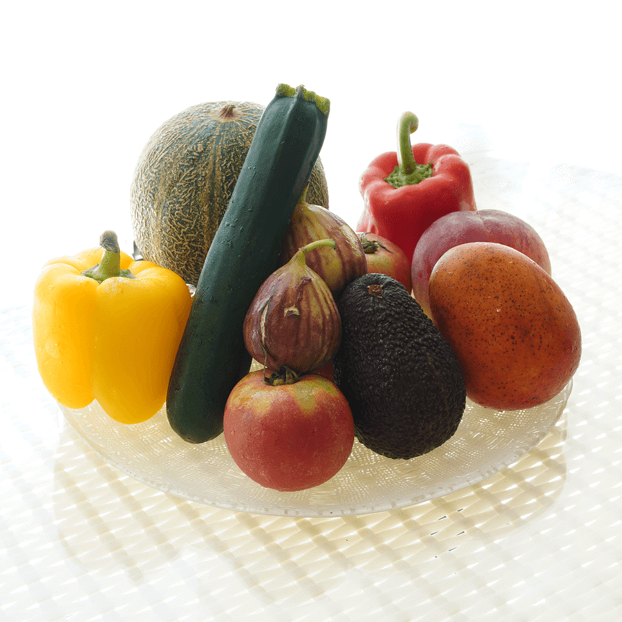 写真:眞嶋農園さんの季節の野菜やフルーツ